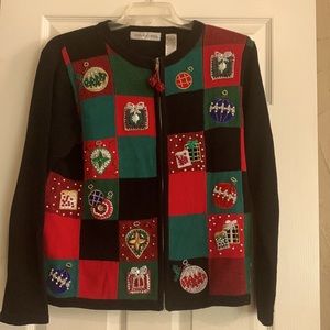 Christmas sweater cardigan